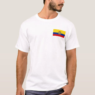 Ecuador Flag and Map T-Shirt