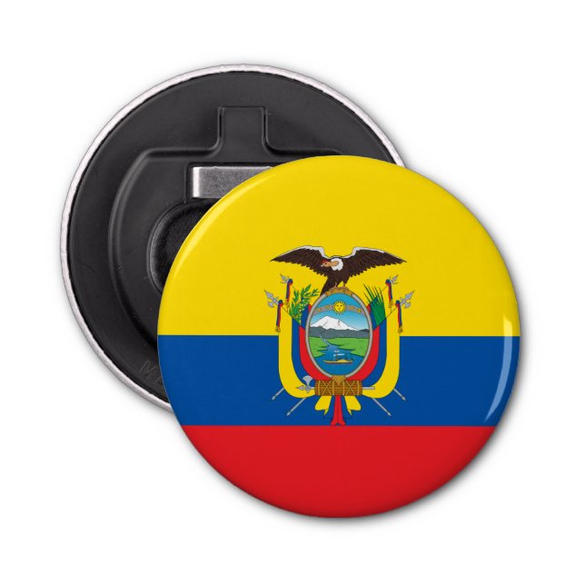 Ecuador Flag Bottle Opener (Front)