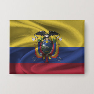 Ecuador Flag Button