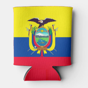 Ecuador Flag Can Cooler