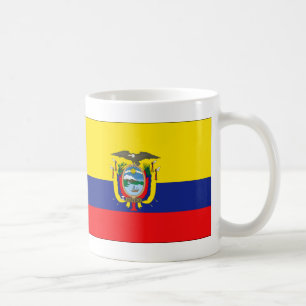 Ecuador flag coffee mug