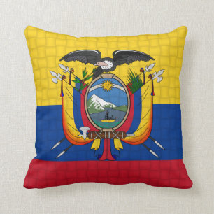Ecuador flag cushion