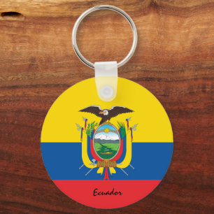Ecuador Flag & Ecuador patriots / sports Key Ring