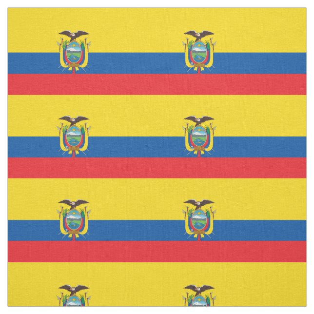 Ecuador Flag Fabric (Swatch)