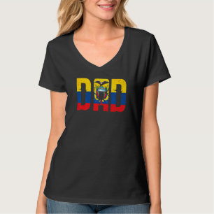 Ecuador Flag Father's Day Pride Ecuadorian Ecuador T-Shirt