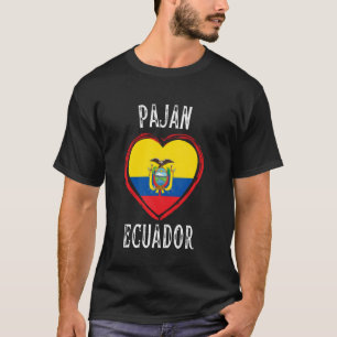 Ecuador Flag Heart Pajan City T-Shirt
