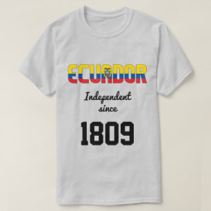 Ecuador Flag Independence Celebration T-Shirt