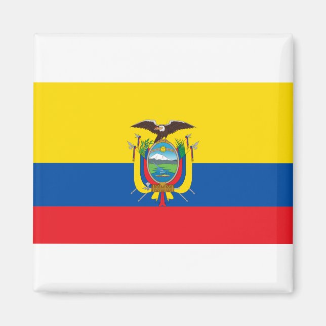Ecuador Flag Magnet (Front)