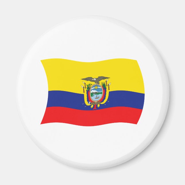 Ecuador Flag Magnet (Front)