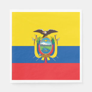 Ecuador Flag Napkin