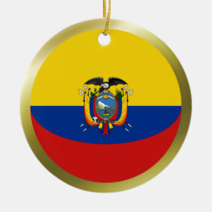 Ecuador Flag Ornament