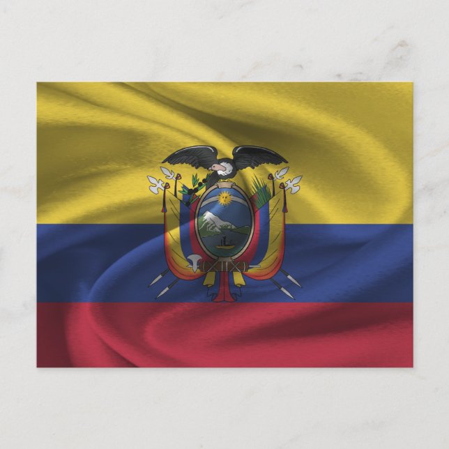 Ecuador Flag Postcard (Front)
