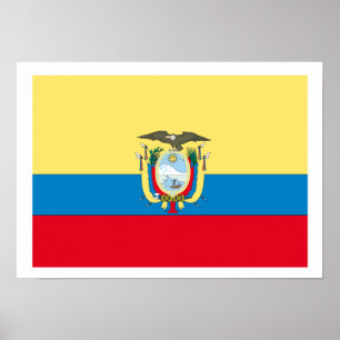 Ecuador Flag Poster