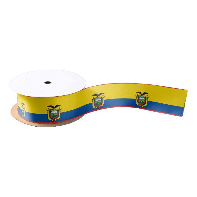 Ecuador Flag Satin Ribbon (Spool)