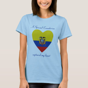 Ecuador Flag Sweetheart T-Shirt