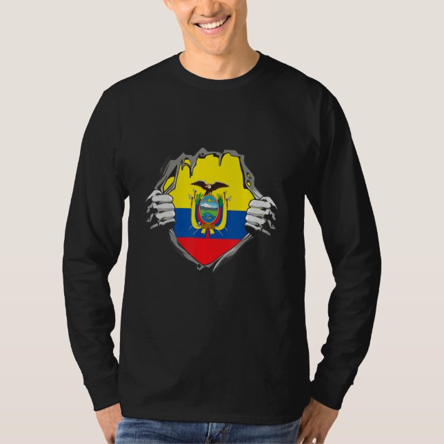 Ecuador Flag T-Shirt (Front)