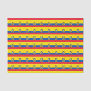 Ecuador Flag Tissue Paper