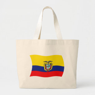 Ecuador Flag Tote Bag