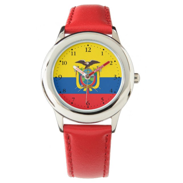 Ecuador Flag Watch (Front)