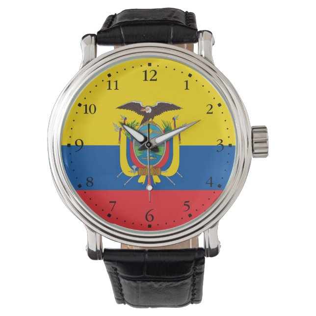 Ecuador Flag Watch (Front)