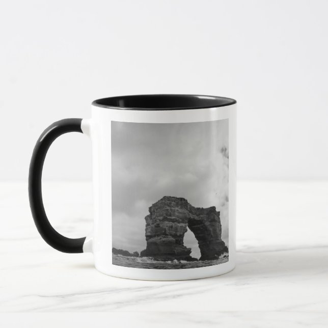 Ecuador, Galapagos Islands, Darwin Island, Waves Mug (Left)