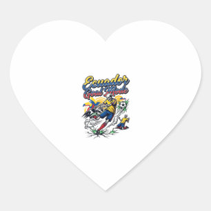 Ecuador Goal Mode Skeleton Striker Nations Dynamic Heart Sticker