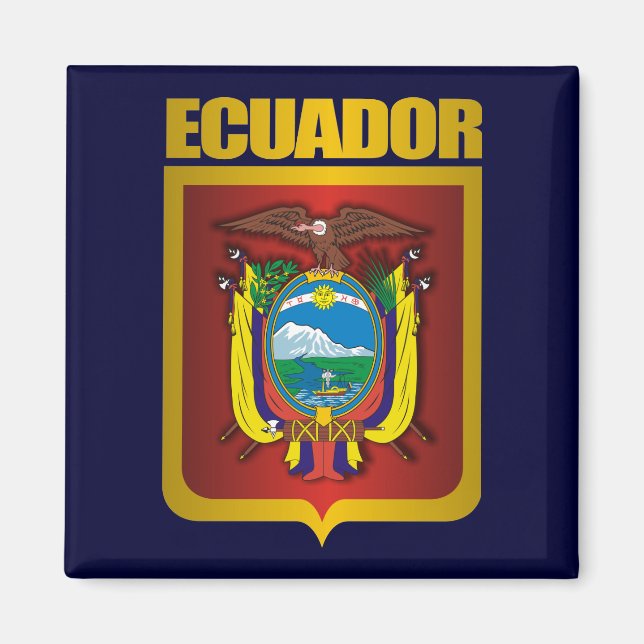 "Ecuador Gold" Magnet (Front)