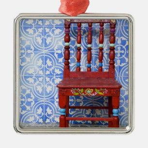 Ecuador. Highland town of Otavalo. Historic Metal Tree Decoration