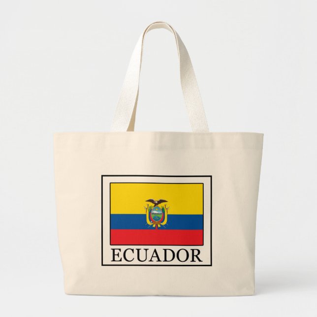 Ecuador Large Tote Bag (Front)