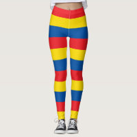 Ecuador National Flag Colours Horizontal Striped