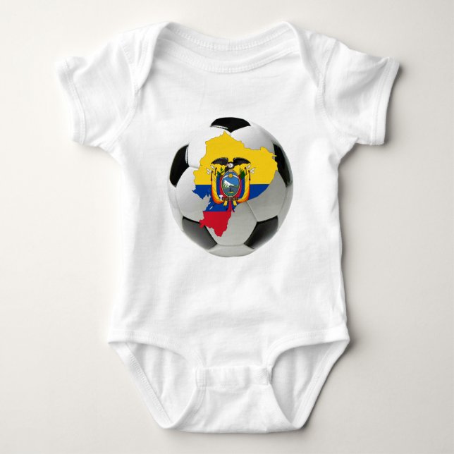 Ecuador national team baby bodysuit (Front)