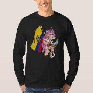 Ecuador Party Unicorn T-Shirt