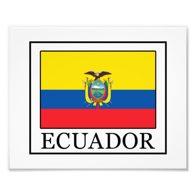 Ecuador Photo Print (Front)
