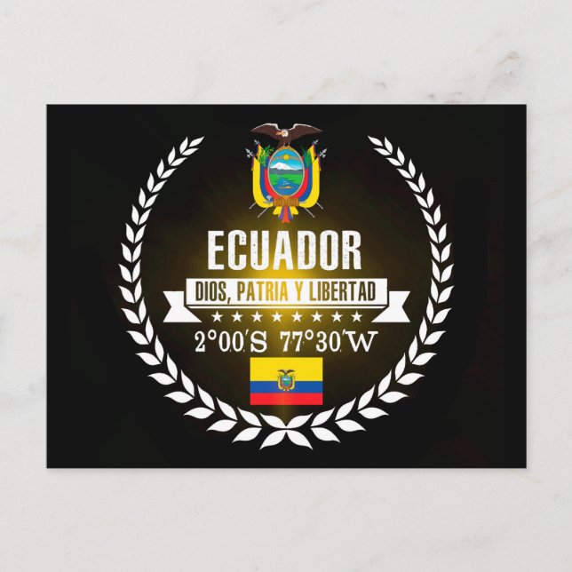 Ecuador Postcard (Front)