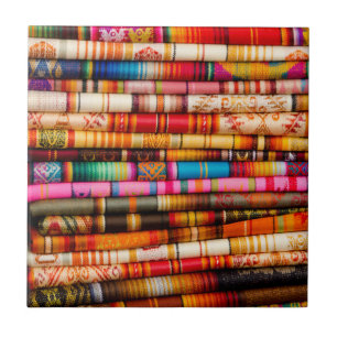 Ecuador, Quito Area, Otavalo Handicraft Market Tile