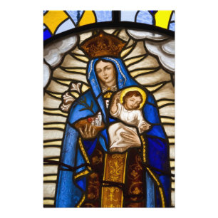 Ecuador, Quito. Statue of the winged Virgin Photo Print