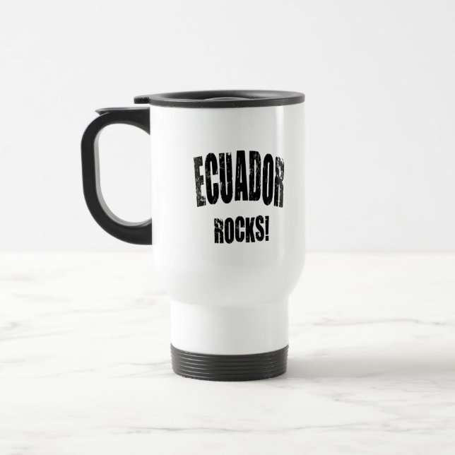 Ecuador Rocks! Travel Mug (Left)