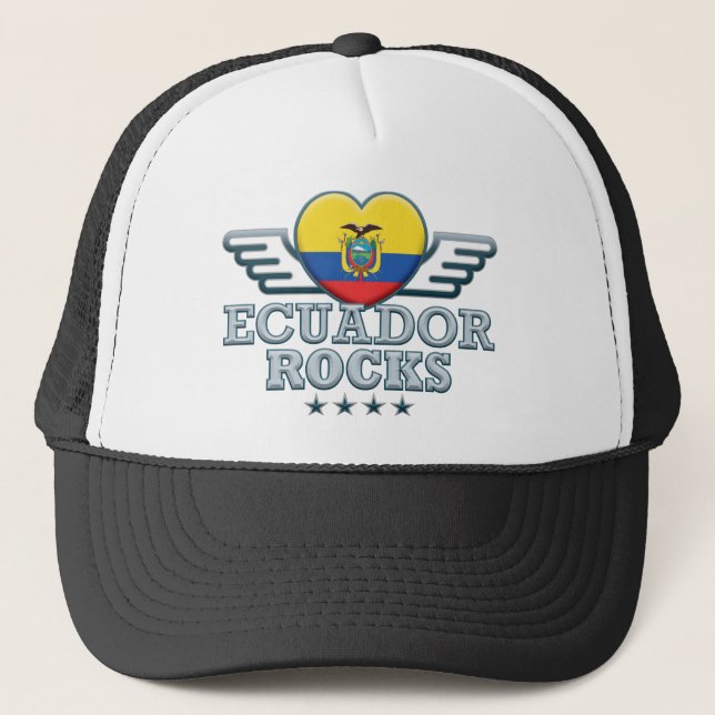 Ecuador Rocks v2 Trucker Hat (Front)