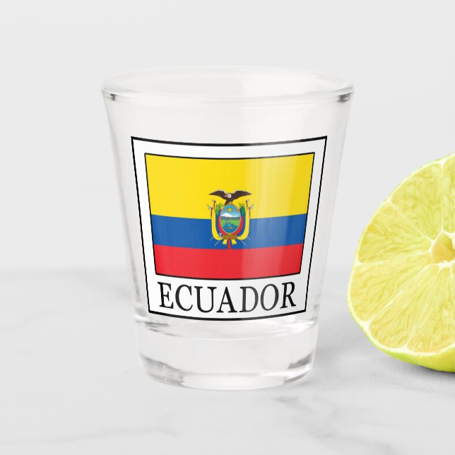 Ecuador Shot Glass (Front)