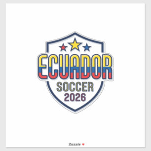 Ecuador Soccer 2026 Soccer Bold Country Typography