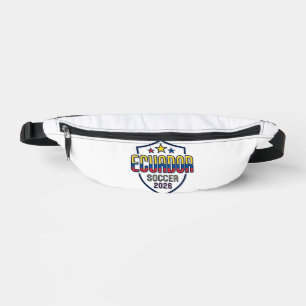Ecuador Soccer 2026 Soccer Bold Country Typography Bum Bags