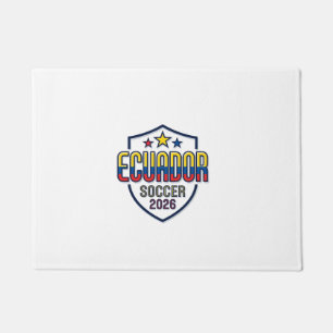 Ecuador Soccer 2026 Soccer Bold Country Typography Doormat