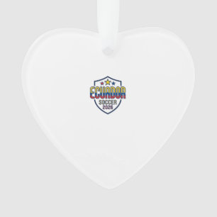 Ecuador Soccer 2026 Soccer Bold Country Typography Ornament
