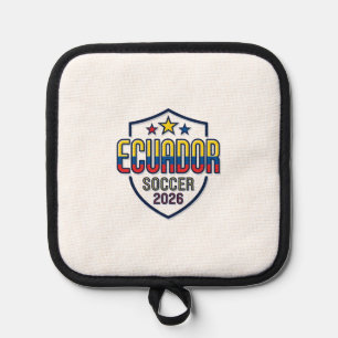 Ecuador Soccer 2026 Soccer Bold Country Typography Pot Holder