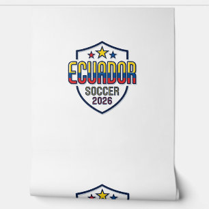 Ecuador Soccer 2026 Soccer Bold Country Typography Wallpaper