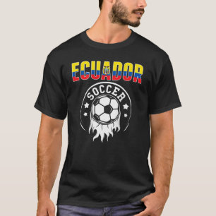 Ecuador Soccer Fans Jersey - Ecuadorean Flag Footb T-Shirt