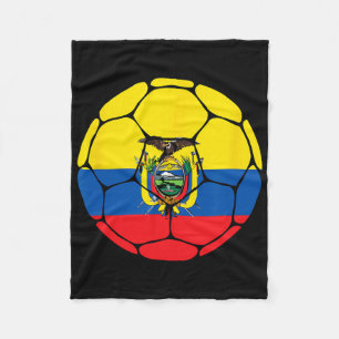 Ecuador Soccer Ll Flag Jersey Ecuadorian Footll Gi Fleece Blanket