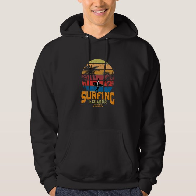 Ecuador Surfing 2 Hoodie (Front)