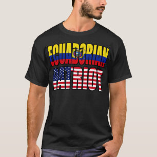 Ecuadorian American Patriot Pride Heritage Flag Gi T-Shirt