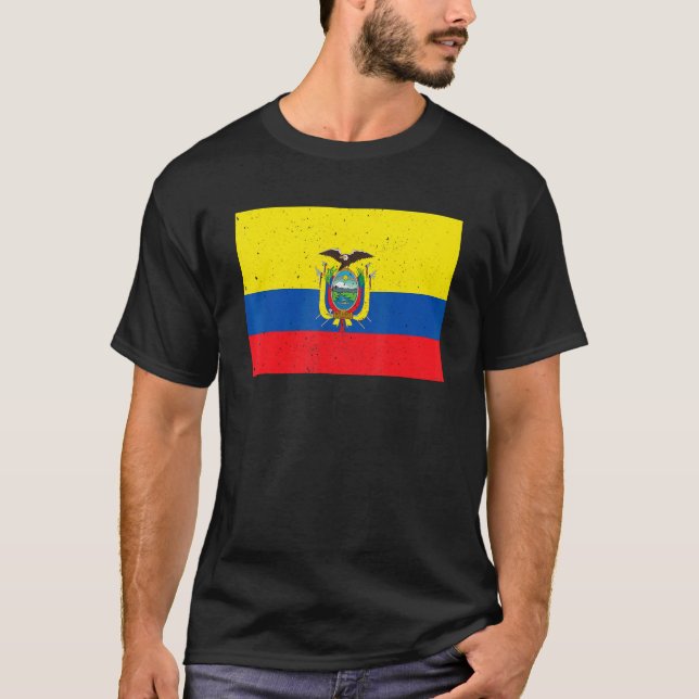Ecuadorian Ecuador Flag Pride Ecuadorian Flag T-Shirt (Front)